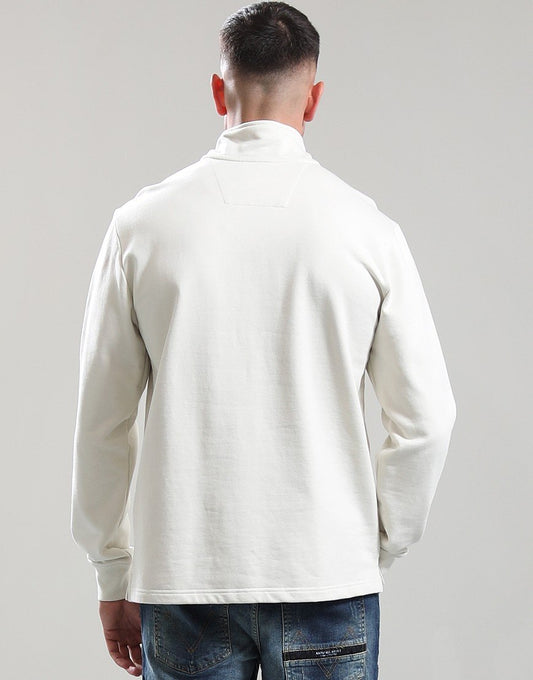 MARSHALL ARTIST MICROSPHERE 1/4 ZIP SWEAT // ECRU