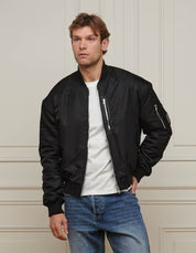 BELIER // BLACK BOMBER JACKET SALE