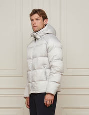 BELIER // Dove Grey Ripstop Down Filled Puffer Jacket SALE