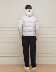 BELIER // Dove Grey Ripstop Down Filled Puffer Jacket SALE