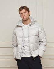 BELIER // Dove Grey Ripstop Down Filled Puffer Jacket SALE