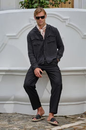 BELIER TSHIRT // BLACK CANNES SHIRT AND TROUSER SET SALE