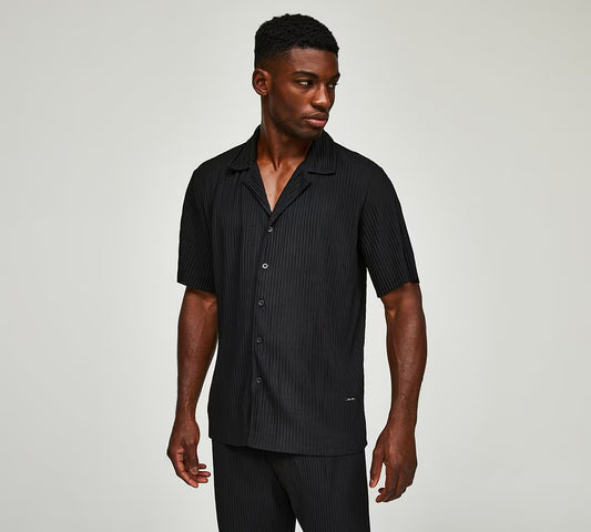 BELIER TSHIRT // PLEATED SHORT SLEEVE SHIRT & SHORTS SET SALE