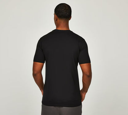 BELIER TSHIRT // ILLUSION PRINT POCKET TSHIRT BLACK SALE