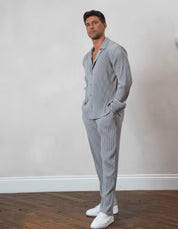 BELIER TSHIRT // PLEATED LONG SLEEVE SHIRT AND TROUSER SET SALE