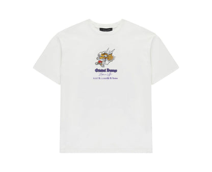 Criminal Damage Dragon Tiger Fight Tee - White