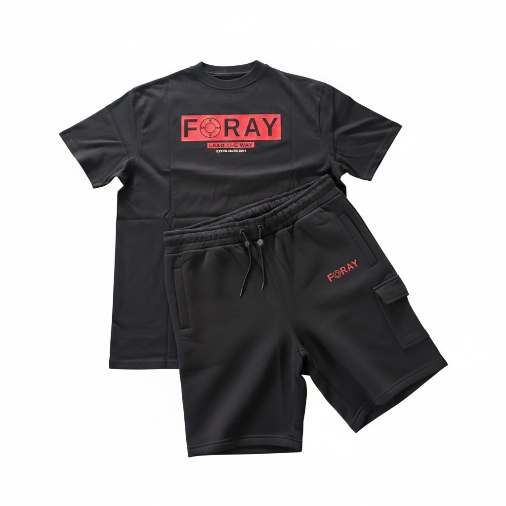 Foray Target Twin Set Black/Red