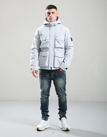 MARSHALL ARTIST BARNSTON RIPSTOP PARKA // GHOST GREY SALE