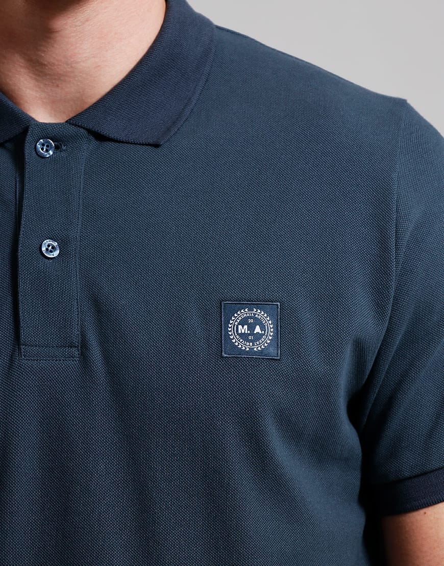 MARSHALL ARTIST MARCHIO POLO SHIRT // SLATE