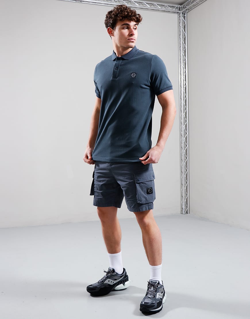 MARSHALL ARTIST MARCHIO POLO SHIRT // SLATE