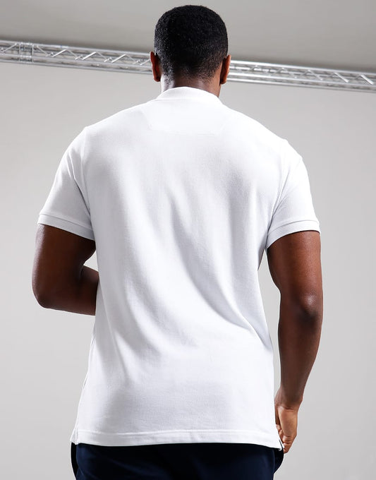 MARSHALL ARTIST MARCHIO POLO SHIRT // WHITE