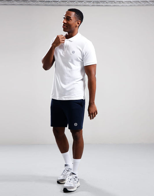 MARSHALL ARTIST MARCHIO POLO SHIRT // WHITE