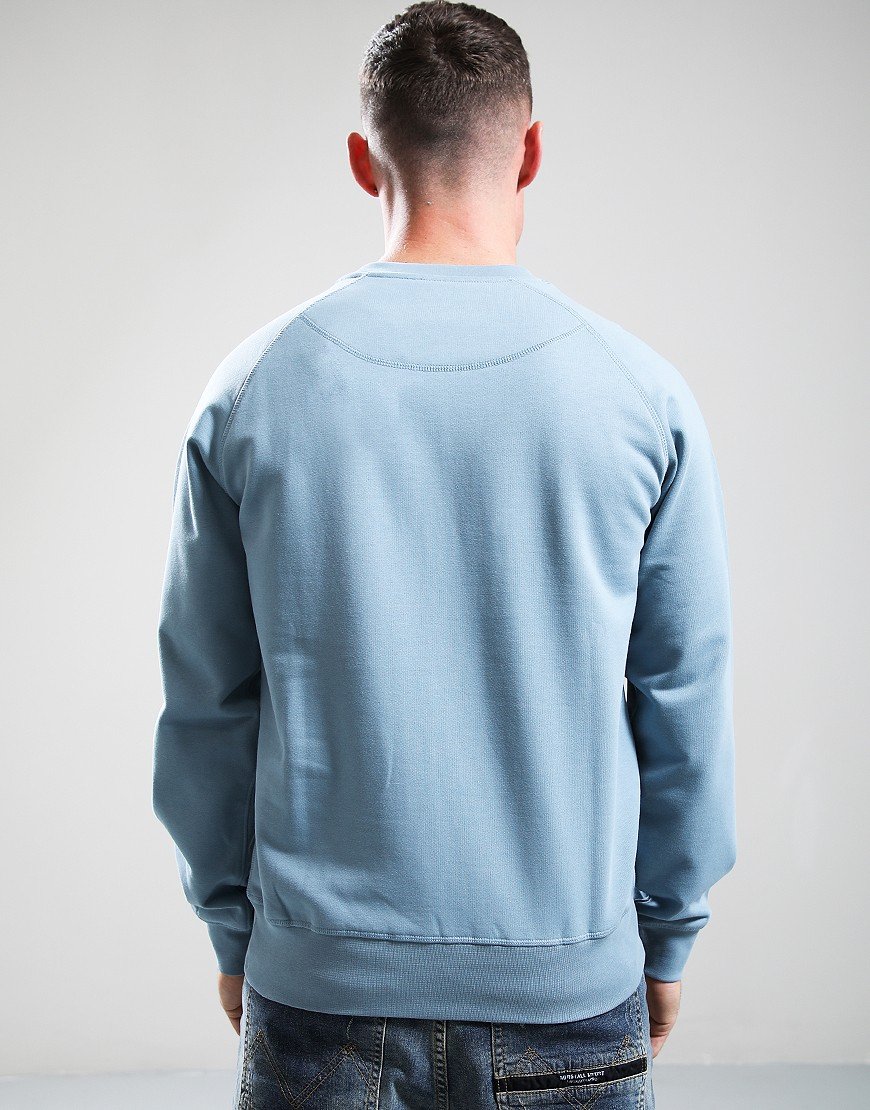 MARSHALL ARTIST  FOUNDATION CREW SWEAT STEEL BLUE