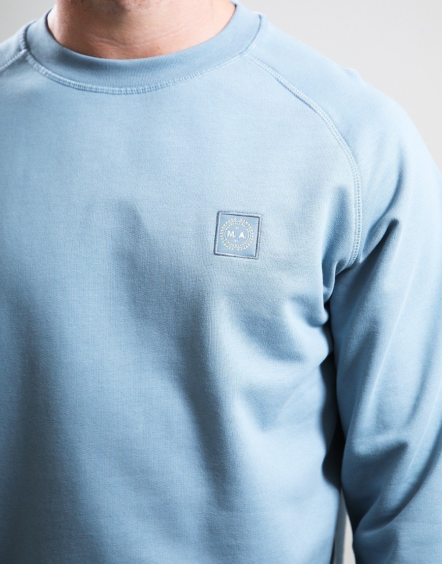 MARSHALL ARTIST  FOUNDATION CREW SWEAT STEEL BLUE