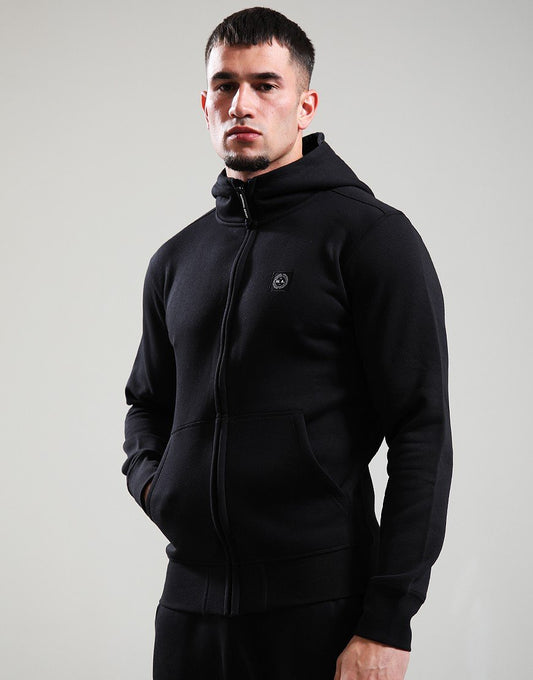 MARSHALL ARTIST MARCHIO FULL ZIP HOODIE // BLACK