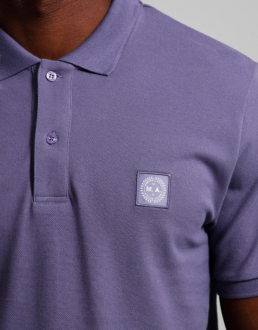 MARSHALL ARTIST MARCHIO POLO SHIRT // HEATHER GREY