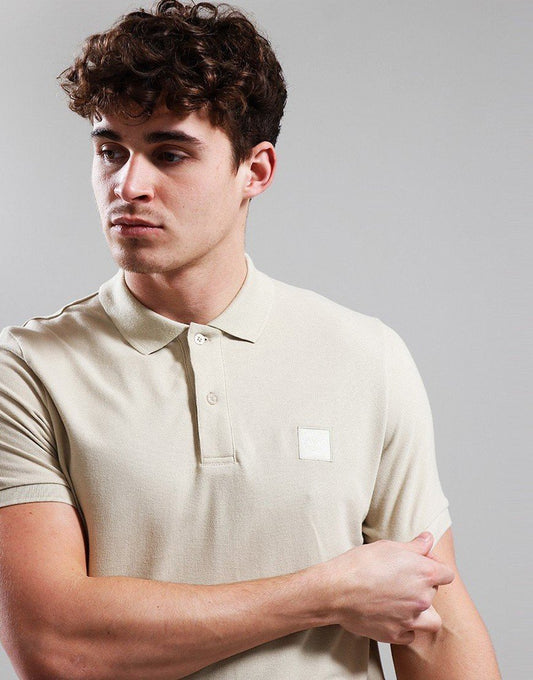 MARSHALL ARTIST MARCHIO POLO SHIRT // STONE