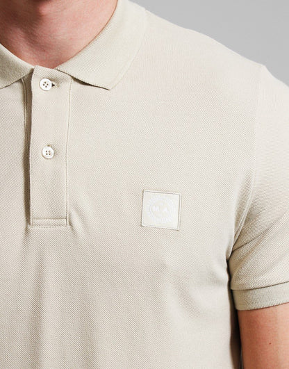 MARSHALL ARTIST MARCHIO POLO SHIRT // STONE