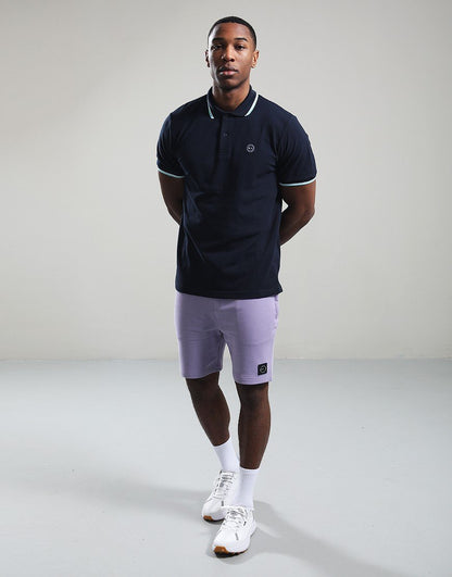 MARSHALL ARTIST TIPPED POLO SHIRT // NAVY